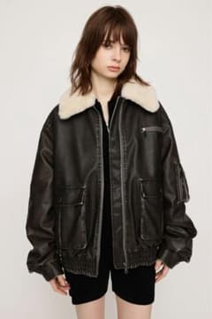 VINTAGE F／LEATHER S／ブルゾンのサムネイル