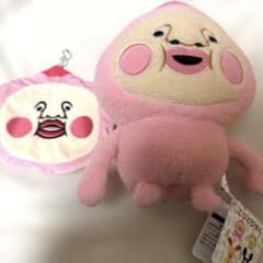 こびとづかん　カクレモモジリ　羊毛フェルト風MBぬいぐるみ&フェイスポーチ