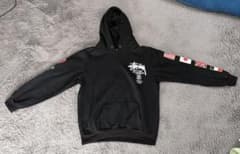 STUSSY ワールドツアー パーカー ブラック - メルカリ