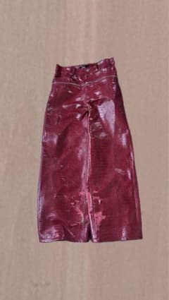 Goar.archive RED CROCO ZIPPER PANTSのサムネイル