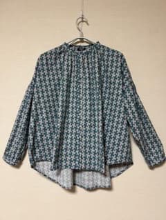 2023SS marble SUD マーブルシュッド 鳥寄せ　長袖ブラウス 2023SS marble SUD マーブルシュッド 鳥寄せ 長袖ブラウス