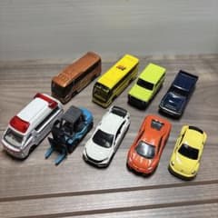 トミカ 9台まとめ売り ランクル70 ジムニー シビックR アヴェンタドールのサムネイル