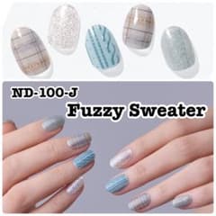 ohora ジェルネイルシール ND-100-J Fuzzy Sweater