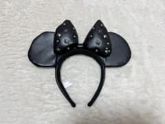 ディズニー カチューシャ レザー 黒のサムネイル