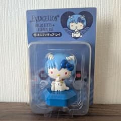 【希少】エヴァンゲリオン綾波レイ× ハローキティコラボ ミニフィギュア非売品のサムネイル
