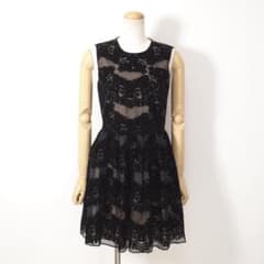 RED VALENTINO ノースリーブ フレア ワンピース 38 - メルカリ