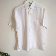 Loro Piana リネン100%白シャツのサムネイル