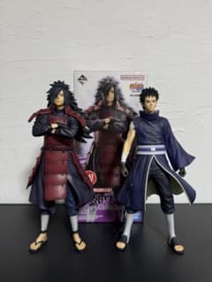 NARUTO ラストワン賞 うちはマダラ オビト フィギュアセットのサムネイル