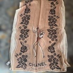 CHANEL シャネル フレンチフェスティバル ストール スカーフ カメリア CHANEL シャネル フレンチフェスティバル ストール スカーフ カメリア