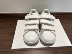 14.5 adidas スタンスミス ベルクロ ホワイト/グリーンのサムネイル