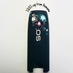 りちゃ様専用ページ アイコス ネイビー Vカット  ホワイト カラフルストーンのサムネイル
