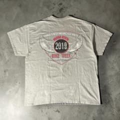 GILDANイベント系tシャツグレーバイク記念tシャツイベントtシャツ希少のサムネイル