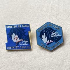 鬼滅の刃 アニメ伍周年記念 後夜祭 無限城 キャラクターモチーフピンズ 冨岡義勇 鬼滅の刃 伍周年記念 後夜祭 キャラクターモチーフピンズ 冨岡