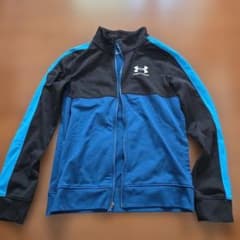 UNDER ARMOUR トラックジャケット ブルー ブラック YMDのサムネイル