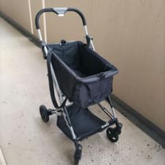 c oC a 折りたたみショッピングカート ブラック 軽量、自在らくらく c oC a 折りたたみショッピングカート ブラック 軽量、自在らくらく