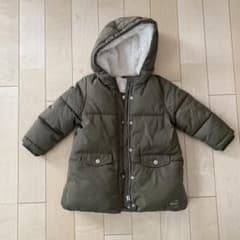 Zara BabyGirl 中綿コート 3/4歳用 オリーブグリーンのサムネイル