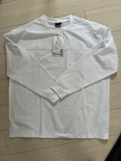 【L.LL 2枚セット】冷感DRY ストレッチ長袖Tシャツ ホワイトのサムネイル