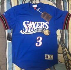 【値下げ】mitchell&ness Iverson ゲームシャツのサムネイル