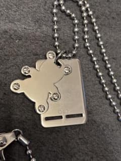 ドルチェ＆ガッバーナD&G　クロスカットアウトドッグタグ　ネックレス　43106 ドルチェ＆ガッバーナD&G クロスカットアウトドッグタグ ネックレス