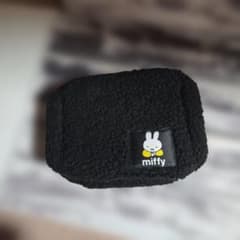 miffy ミッフィー ボア ポーチ ブラックのサムネイル