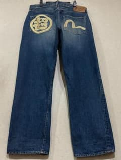 エヴィスパリス 超＆カモメペイント セルビッチデニムパンツ 