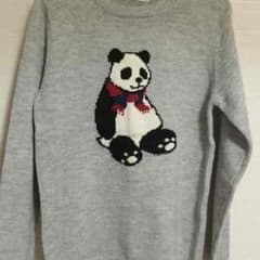 パンダ セーター グレーのサムネイル