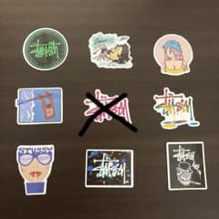 Stüssy ステッカー 8枚セット　stussyのサムネイル