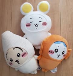 [3종 세트] 치이카와 카레의 동행자 BIG 봉제인형