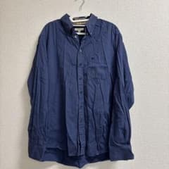 BURBERRY LONDON 長袖シャツ ネイビー XLのサムネイル