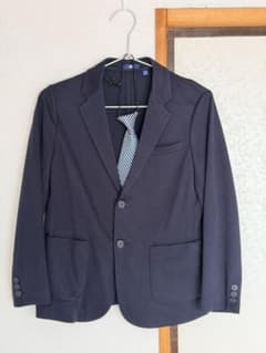 ネイビー ブレザー 150cm ネクタイ付きのサムネイル
