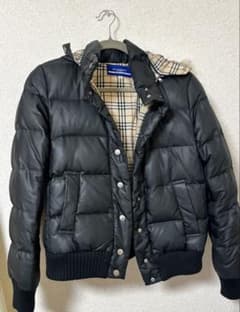 BURBERRY BLUE LABEL ブラックダウンジャケット サイズ38のサムネイル