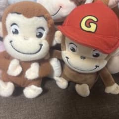 おさるのジョージ ぬいぐるみ 2体セットのサムネイル