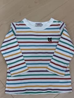DOUBLE.B ボーダーTシャツ 80のサムネイル