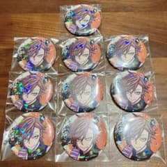 桃源暗鬼 ホログラム缶バッジ マズル ツリビレ メイド 花魁坂京夜×10