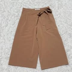 ROPE' PICNIC レディース ガウチョパンツ S ブラウン ストレッチ