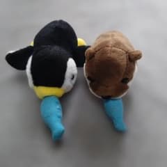 ペンギン カワウソ ぬいぐるみ 2個セットのサムネイル