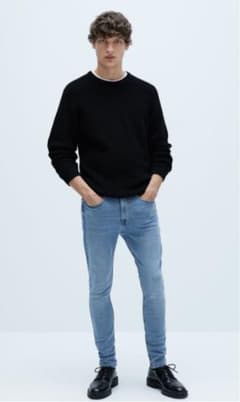 ZARA ザラ ベーシックデニムスキニーパンツのサムネイル