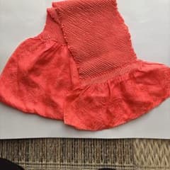 オレンジ　帯揚げのサムネイル