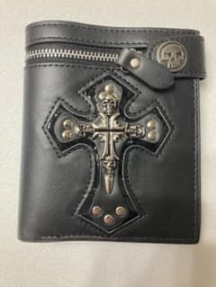[Brand New, Unused] Skull & Cross Design Men's Wallet