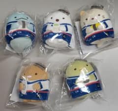 【新品未開封】はま寿司　すみっコぐらし　てのりぬいぐるみ　5種のサムネイル