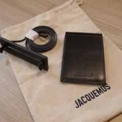 JACQUEMUS ブラック レザー 名刺入れ - メルカリ