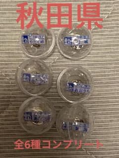 【秋田県】道の駅 ピンバッジ 全6種コンプリートセットのサムネイル