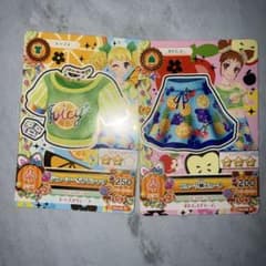 アイカツ ジューシーちびTシャツ フルーツ柄スカート 2枚セットのサムネイル