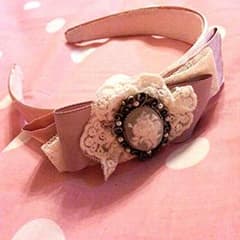 axes femme　カメオリボンカチューシャのサムネイル