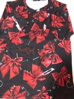 Kill ribbons BIG Tee/総柄リボンTシャツ/ Travasのサムネイル