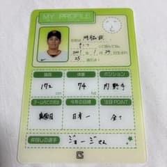 読売ジャイアンツ 選手MYプロフィールシート　門脇誠のサムネイル