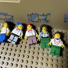 152. LEGO レゴ シティ CITY ミニフィグ 5体セット 女性型