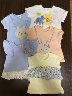 Tシャツ 70センチ　5点セットのサムネイル