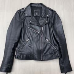 □ ZARA ザラ ラムレザー ダブル ライダース L シープスキン - メルカリ