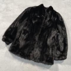 SAGA MINK 黒ファーコート 新品タグ付き　11号 SAGA MINK サガミンク ファーコート ファージャケット ブラック 11号